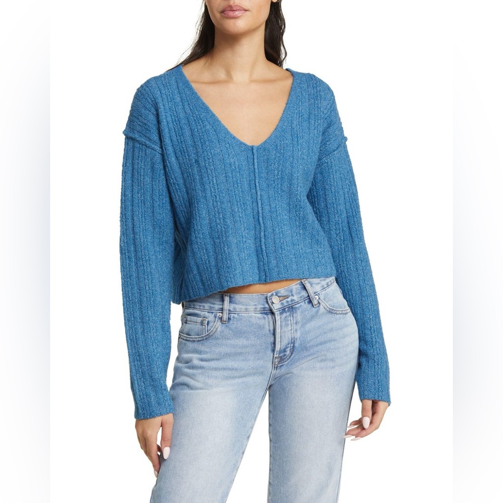 BP V-Neck Sweater Boxy Crop